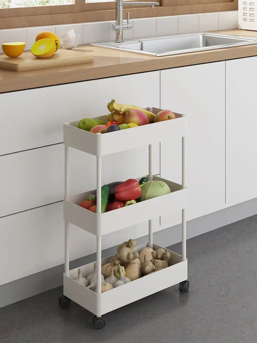 4-Tier Plastic Multipurpose Storage Shelf
