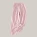 Spring And Autumn Couple Pajamas Pink Women