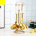 7-Piece Stainless Steel Kitchen Utensil Set White 7pcs set