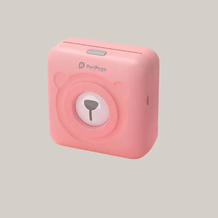 Mini Bliuetooth Wireless Thermal Printer 304dpi Pink