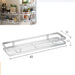 Black Carbon Steel Wall-Mounted Storage Basket, 20–50 cm Sliver 40cm