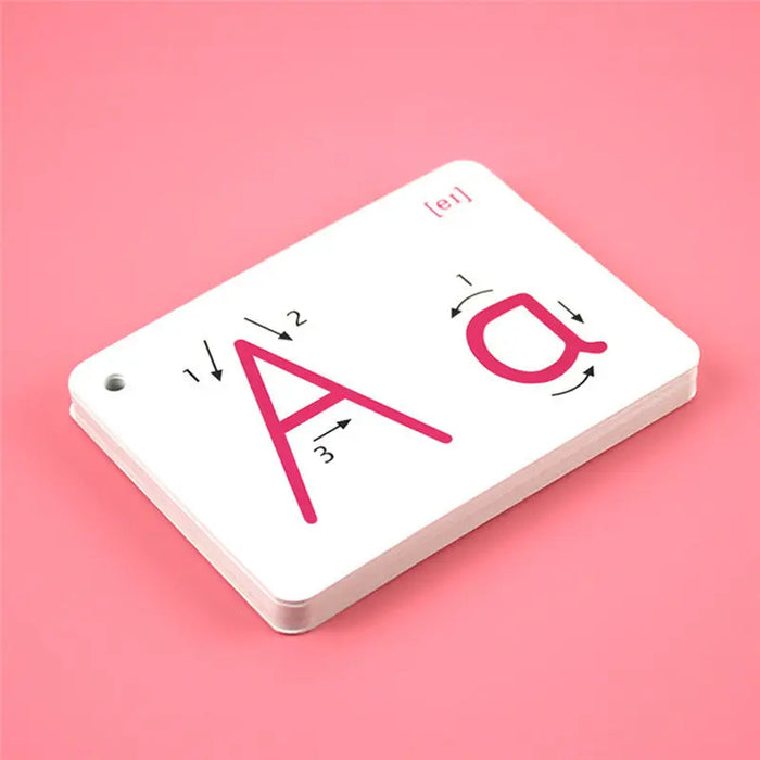 26-Letter English Alphabet Learning Cards – ABS