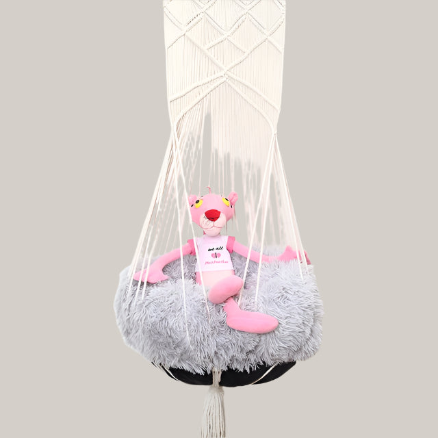 Handmade Macrame Pet Swing Bed