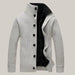 Winter Warm Shirt Thick Jacket Light gray