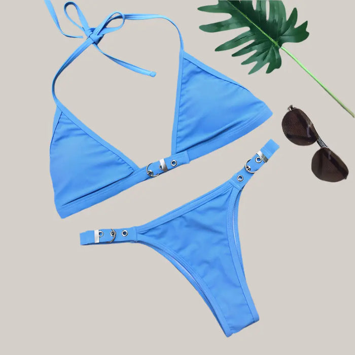 Adjust Swimming Suit for Women Blue