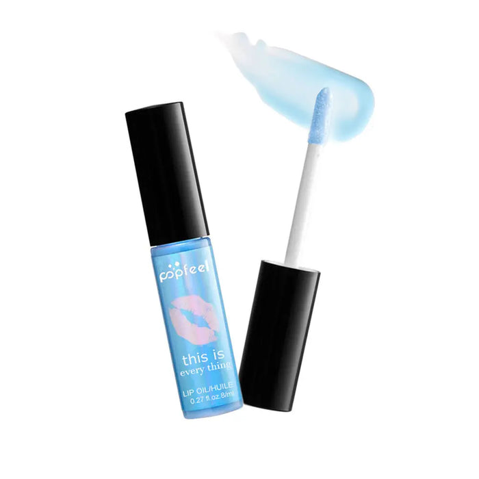 Transparent lip gloss Light Blue