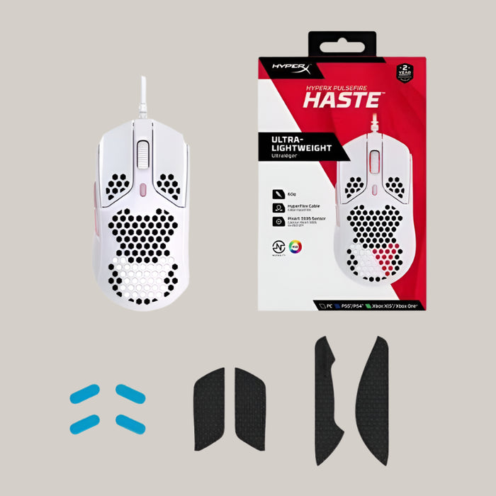Wired USB Optical Gaming Mouse for Laptops White