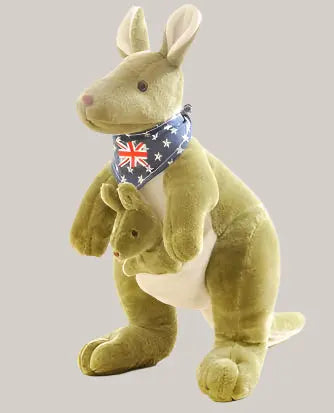 Kangaroo plush toys Green 32cm