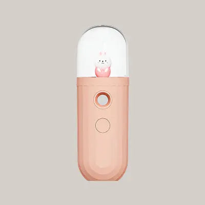 Cute Pet 20 ml Rechargeable Facial Mister – 3 Designs Pink Bunny