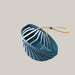 Shell-Shaped PE Kitchen Sink Drain Basket with Lanyard Blue