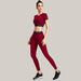 Gym running tights Red wine