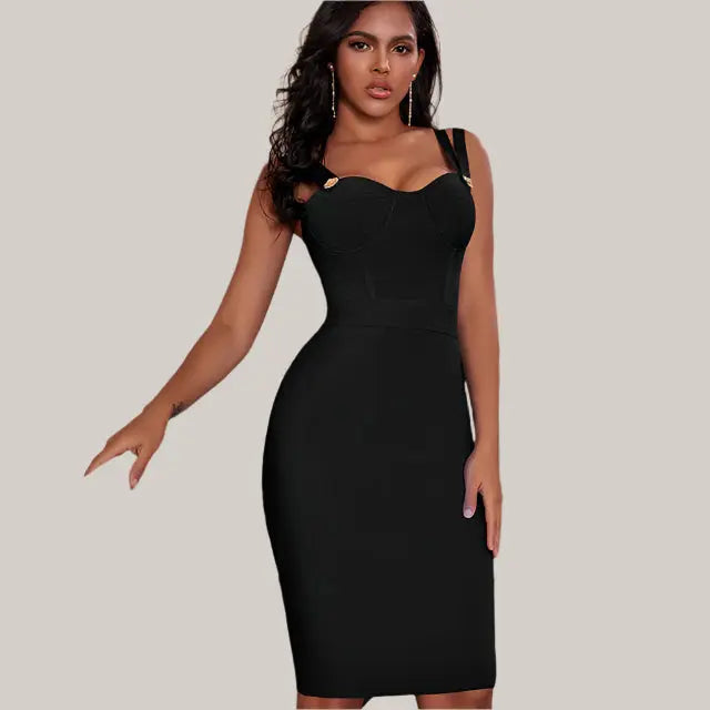 Bandage Dress Black