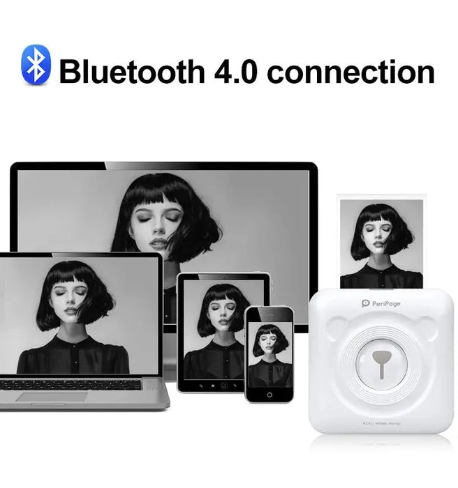 Mini Bliuetooth Wireless Thermal Printer