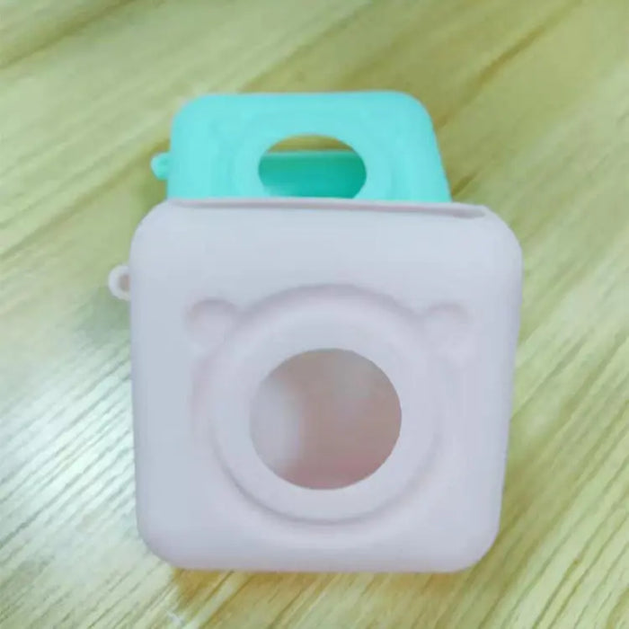 Mini Bliuetooth Wireless Thermal Printer Protective shell Pink