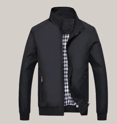 Bomber JacketPlus Size M- 5XL Black