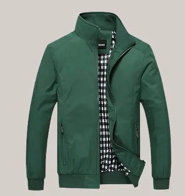 Bomber JacketPlus Size M- 5XL Dark green
