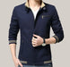 New Spring Autumn Men Casual Jacket Navy Blue2