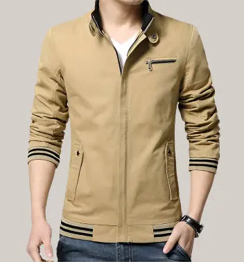 New Spring Autumn Men Casual Jacket Yellow2