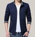 New Spring Autumn Men Casual Jacket Navy blue1