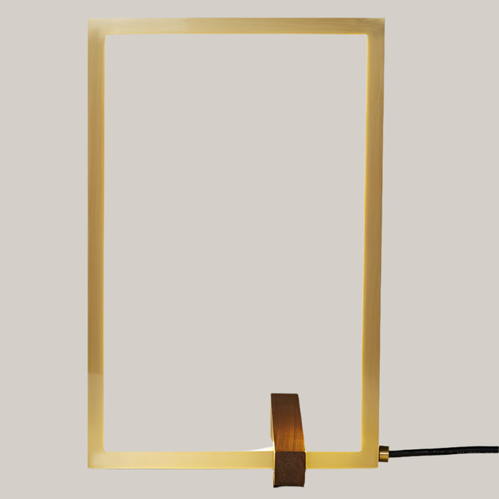 Copper Table Lamp with Three-Color Lighting, 12W