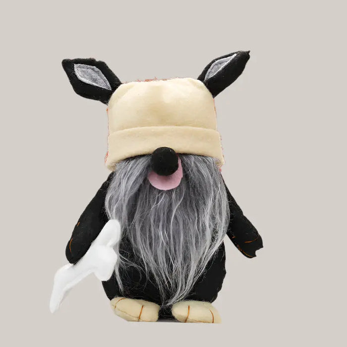 Dog Plush Toy – 19 cm, Black or Brown Black