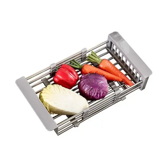 Stainless Steel Over-the-Sink Drain Basket