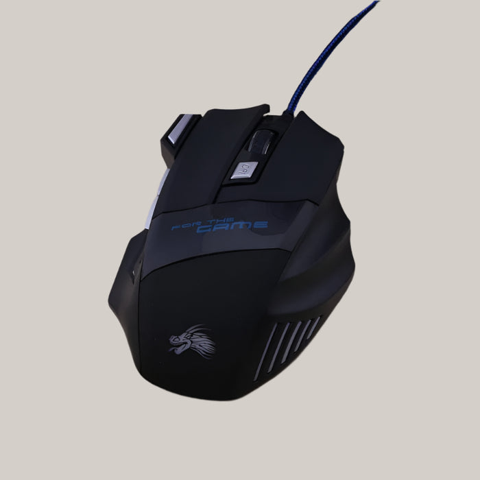 LED-Backlit Wired Gaming Mouse