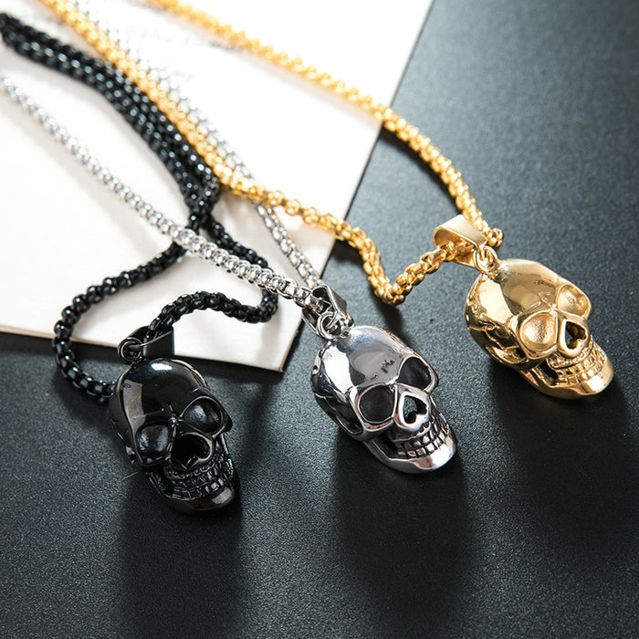 Halloween Skull Necklace Men Fashion