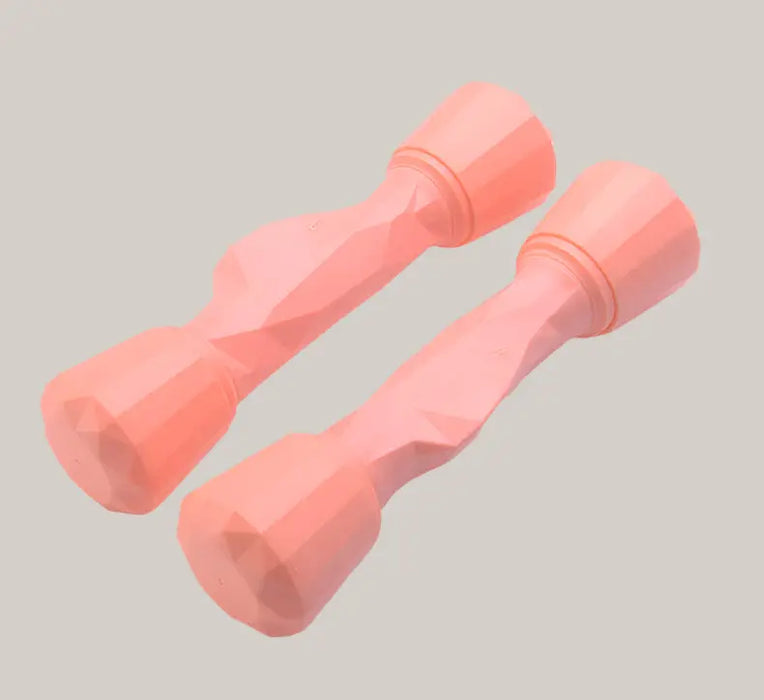 Adjustable 3 kg Dumbbell Set – 2 Colors Pink