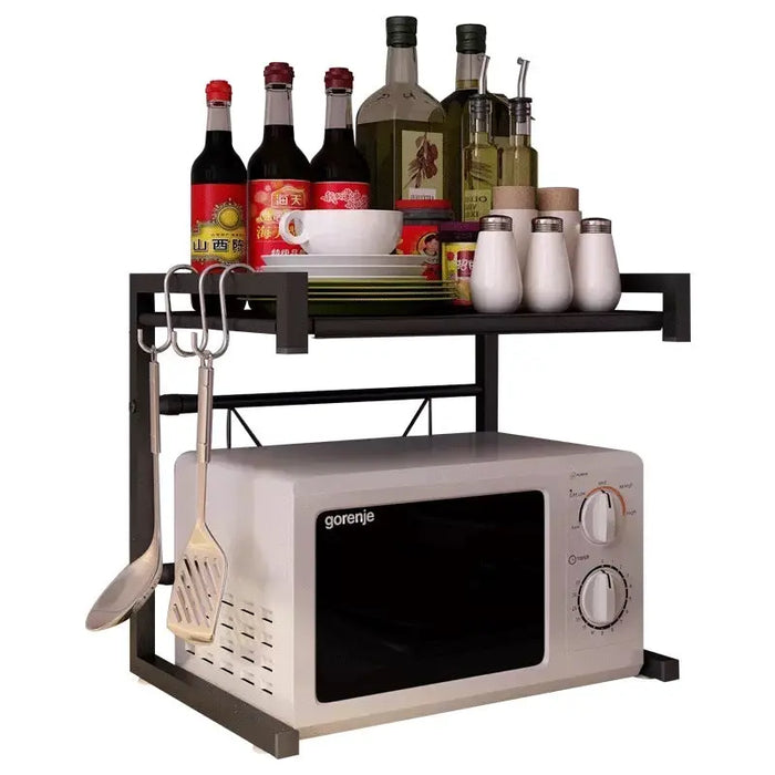 Extendable Metal Countertop Microwave Oven Rack