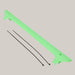 Bicycle Chainstay Protector – 222 × 20 mm, 6 Colors Green 222x20x0.3mm