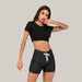 Lantern jeans ShortsBlack
