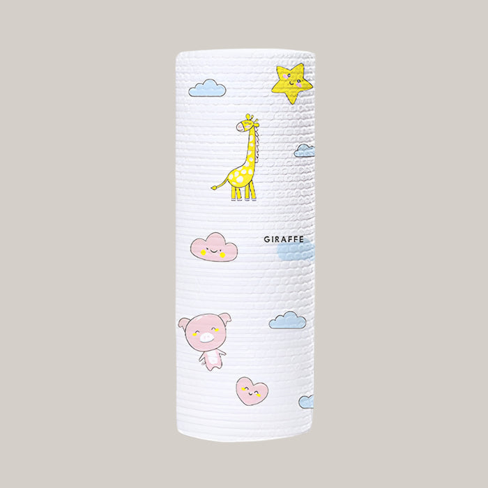 Disposable Non-Woven Kitchen Cleaning Towels Clouds A roll
