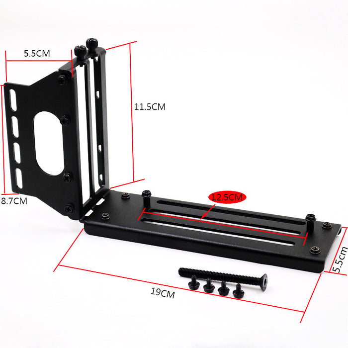 Graphics Card Extension Cable Non-Destructive Vertical Steering