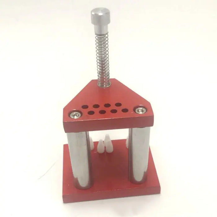 Watch Hand Press Tool Set – 9 Fitting Dies Red