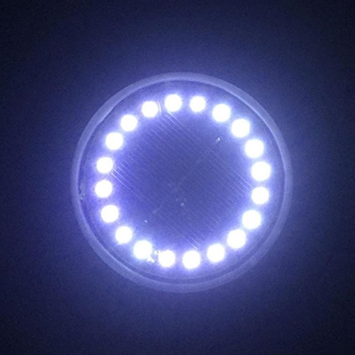 20-LED IP65 Solar Ground Light White