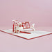 3D Airplane Pop-Up Greeting Card – Red