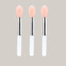 3-Piece Mini Lip Brush Set – 8 cm