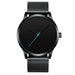 Men's Stainless Steel Mesh-Band Watch A