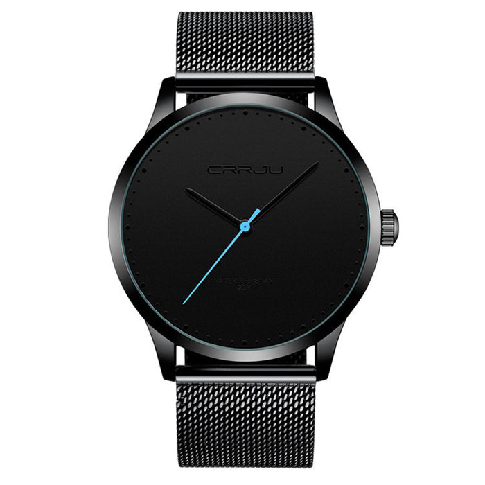 Men's Stainless Steel Mesh-Band Watch A