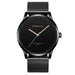 Men's Stainless Steel Mesh-Band Watch B