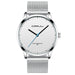 Men's Stainless Steel Mesh-Band Watch E