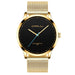 Men's Stainless Steel Mesh-Band Watch D
