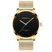 Stainless Steel Mesh Belt Fashion Watch Men D