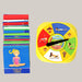 Sports-Themed Tabletop Card Game – 19 × 19 cm, Yellow