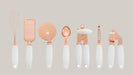 Kitchen Household Peeler Gadget Copper Plating Set White