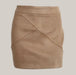 Bodycon Short Skirts Women Camel