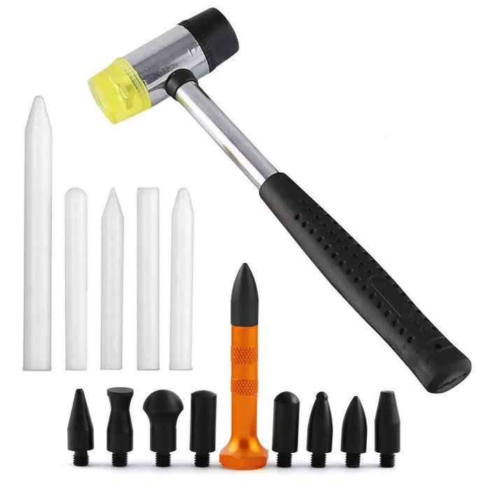 Automotive Dent Repair Kit with Rubber Hammer A