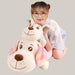 Dog-Shaped Plush Cushion – 50 to 110 cm, 2 Colors