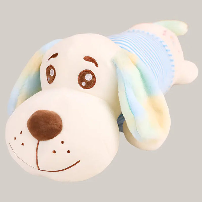 Dog-Shaped Plush Cushion – 50 to 110 cm, 2 Colors Blue